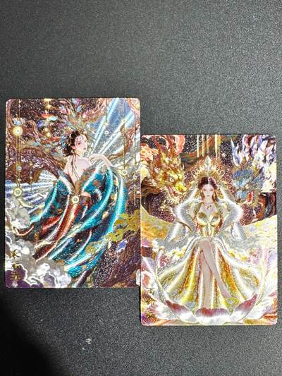 NO.23 好又多金牌大场，年前倒数第2期！每周一站式配齐，方便凑单！（周6晚8点截拍，卖家送拍0抽成！） - 奇点卡牌 霁月绘大荒魔女 雨师妾＋蒙沅沅 粗闪一对