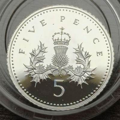 【春节前最后一拍，下一场3.3号】★第139加场★银币专场 不寄存，200包邮。不满200元，支付5元运费。《接受代拍 代送NGC评级》 - 122【无寄存】英国 1990年 5便士 银币