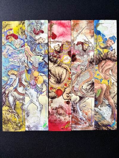 NO.23 好又多金牌大场，年前倒数第2期！每周一站式配齐，方便凑单！（周6晚8点截拍，卖家送拍0抽成！） - 墨染水浒 莹彩意 五虎书签一套