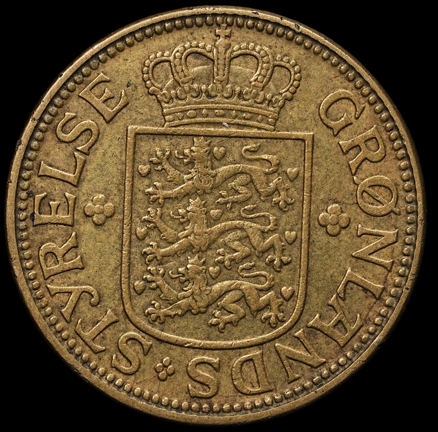 修遠堂世界钱币第103期 1926年格陵兰1克朗