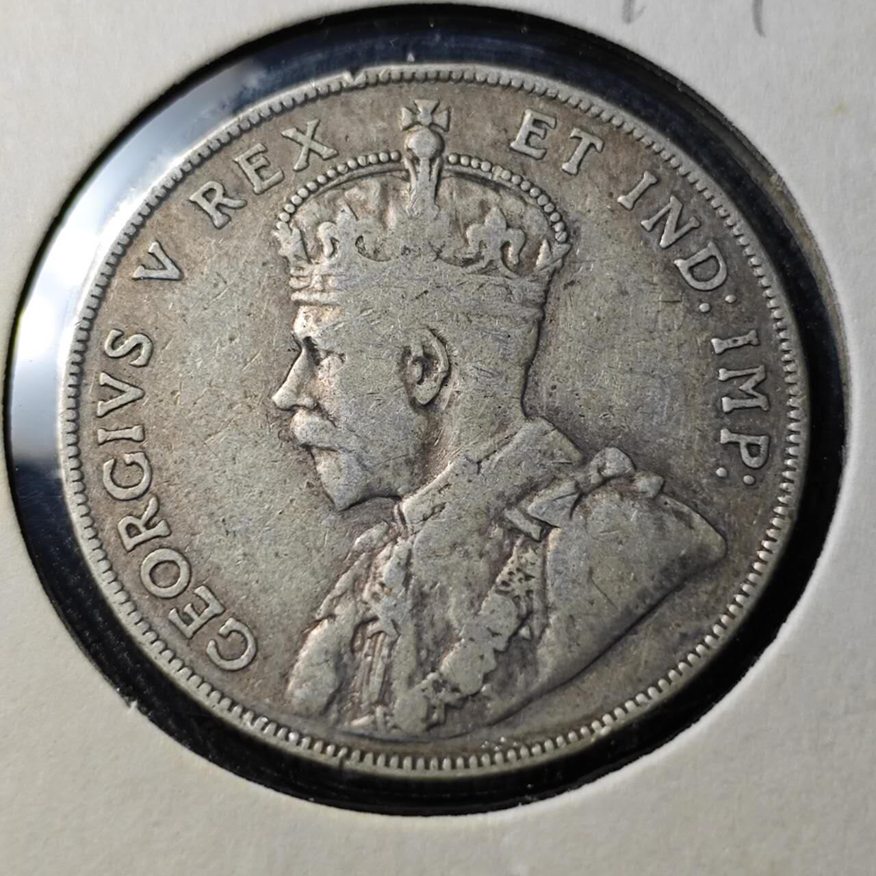 KK钱币收藏小铺  第398期 百期特拍（四拍之二） 2月预留时间 周末发货 1911加拿大50分乔五银币 高银 