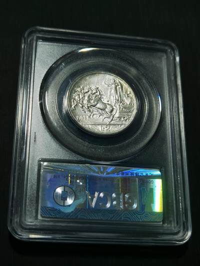 天下钱庄专场欢迎参拍 - 意大利胜利马车2里拉银币