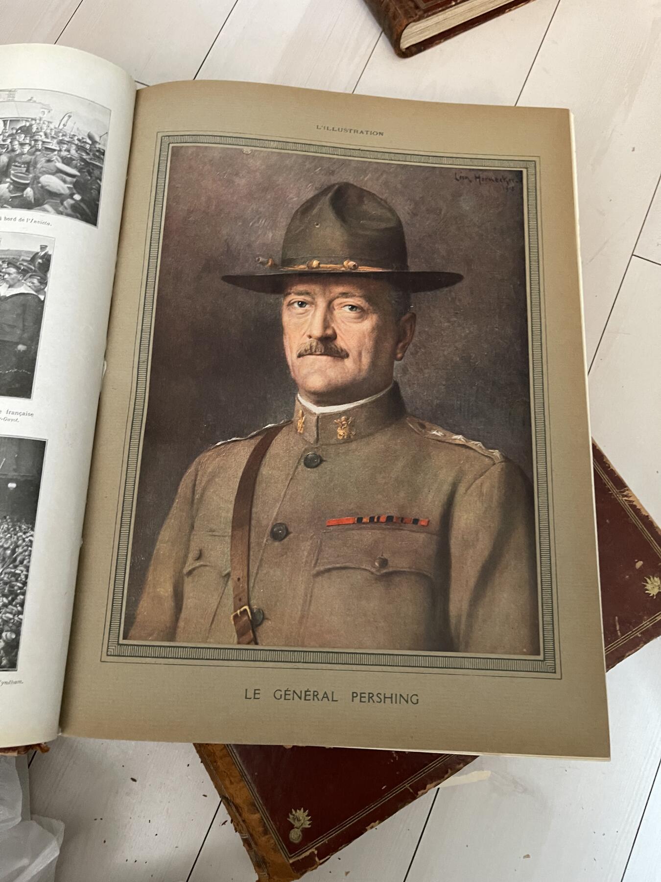 三本1922和1926年出版法国一战纪念画册图片书一本500第一次世界大战（可交换朝鲜章）