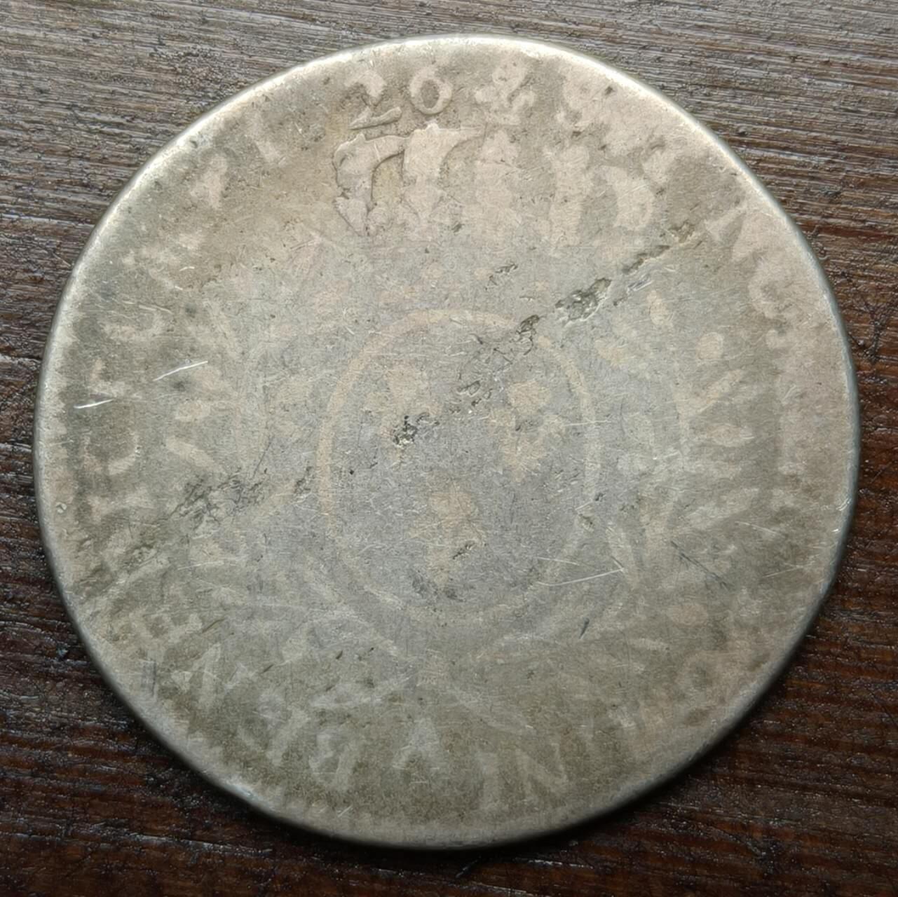 【春节前最后一拍，下一场3.3号】★第139加场★银币专场 不寄存，200包邮。不满200元，支付5元运费。《接受代拍 代送NGC评级》 130【无寄存】法国银币 重13.8g 直径约32.6mm