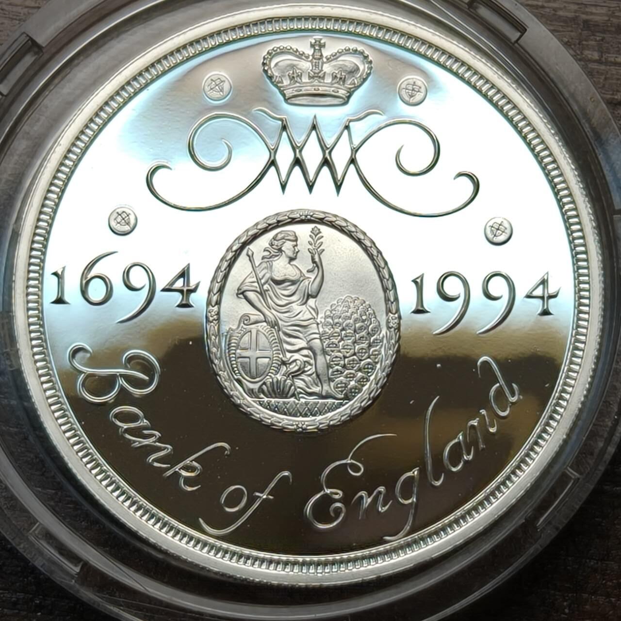 【春节前最后一拍，下一场3.3号】★第139加场★银币专场 不寄存，200包邮。不满200元，支付5元运费。《接受代拍 代送NGC评级》 110【无寄存】英国 两磅1994年 银币