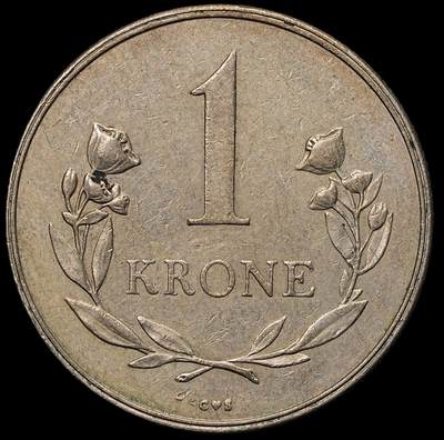 修遠堂世界钱币第103期 - 1960年皇家格陵兰贸易公司1克朗