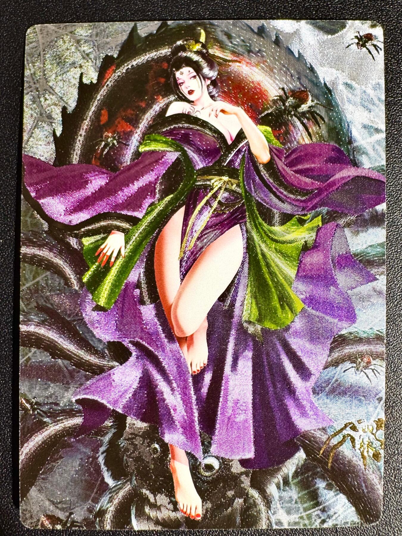 NO.23 好又多金牌大场，年前倒数第2期！每周一站式配齐，方便凑单！（周6晚8点截拍，卖家送拍0抽成！） 奇点卡牌 原创黑神话悟空 四妹蜘蛛精 粗闪1张