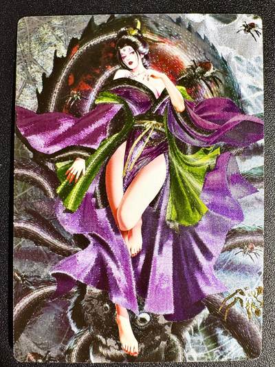 NO.23 好又多金牌大场，年前倒数第2期！每周一站式配齐，方便凑单！（周6晚8点截拍，卖家送拍0抽成！） - 奇点卡牌 原创黑神话悟空 四妹蜘蛛精 粗闪1张