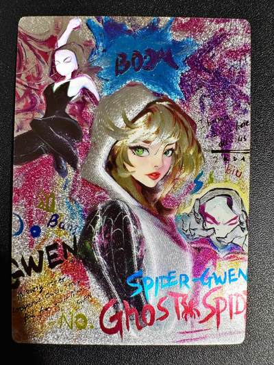 NO.23 好又多金牌大场，年前倒数第2期！每周一站式配齐，方便凑单！（周6晚8点截拍，卖家送拍0抽成！） - 奇点卡牌 蜘蛛侠 格温 粗闪1张