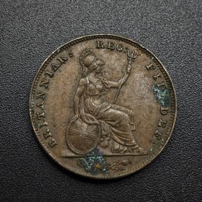 【淘币小摊】限时拍第八百六十拍  老铜币场  满百包邮可预留两周  周一统一发货  - 英国1858年维多利亚法新铜币
