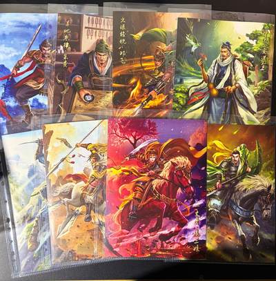 NO.23 好又多金牌大场，年前倒数第2期！每周一站式配齐，方便凑单！（周6晚8点截拍，卖家送拍0抽成！） - 豪卡水浒 扈三娘 宋万 朱贵 邓飞 安道全 解宝 李应 穆弘 A4装饰画8张