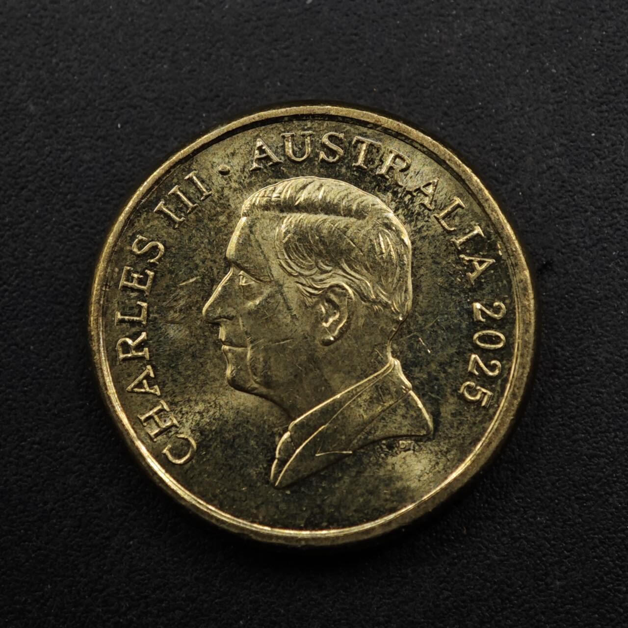 【淘币小摊】限时拍第八百五十八拍  散币场  满百包邮可预留两周  周一统一发货  澳大利亚2025年查尔斯三世2元铜币
