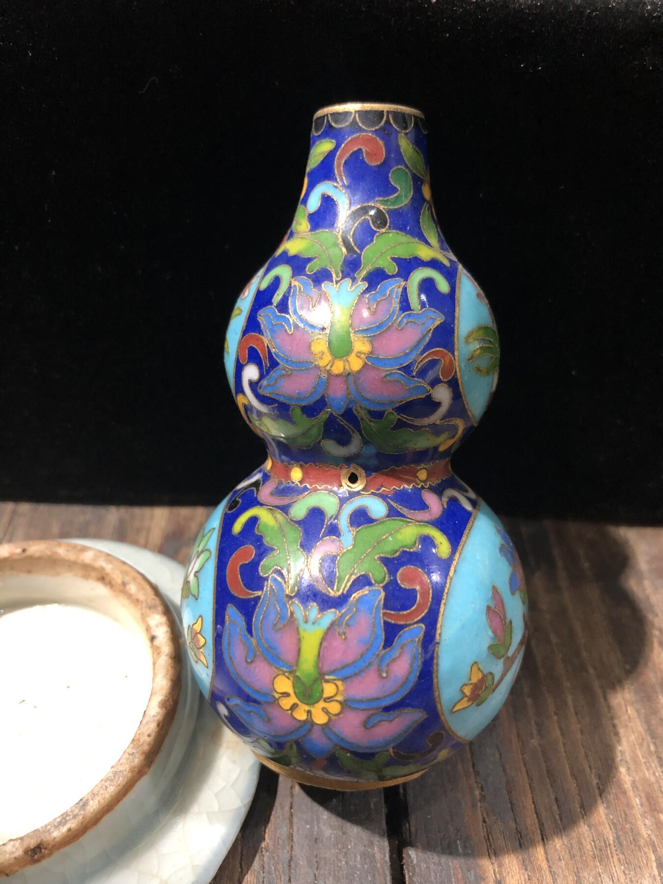 第五期杂项配饰拍卖 铜胎珐琅彩葫芦