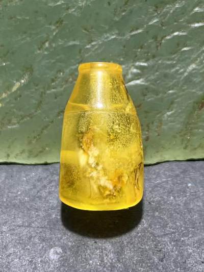 天然通货乌克兰蜜蜡一体佛头三通一个！ - 天然通货乌克兰蜜蜡一体佛头三通一个！