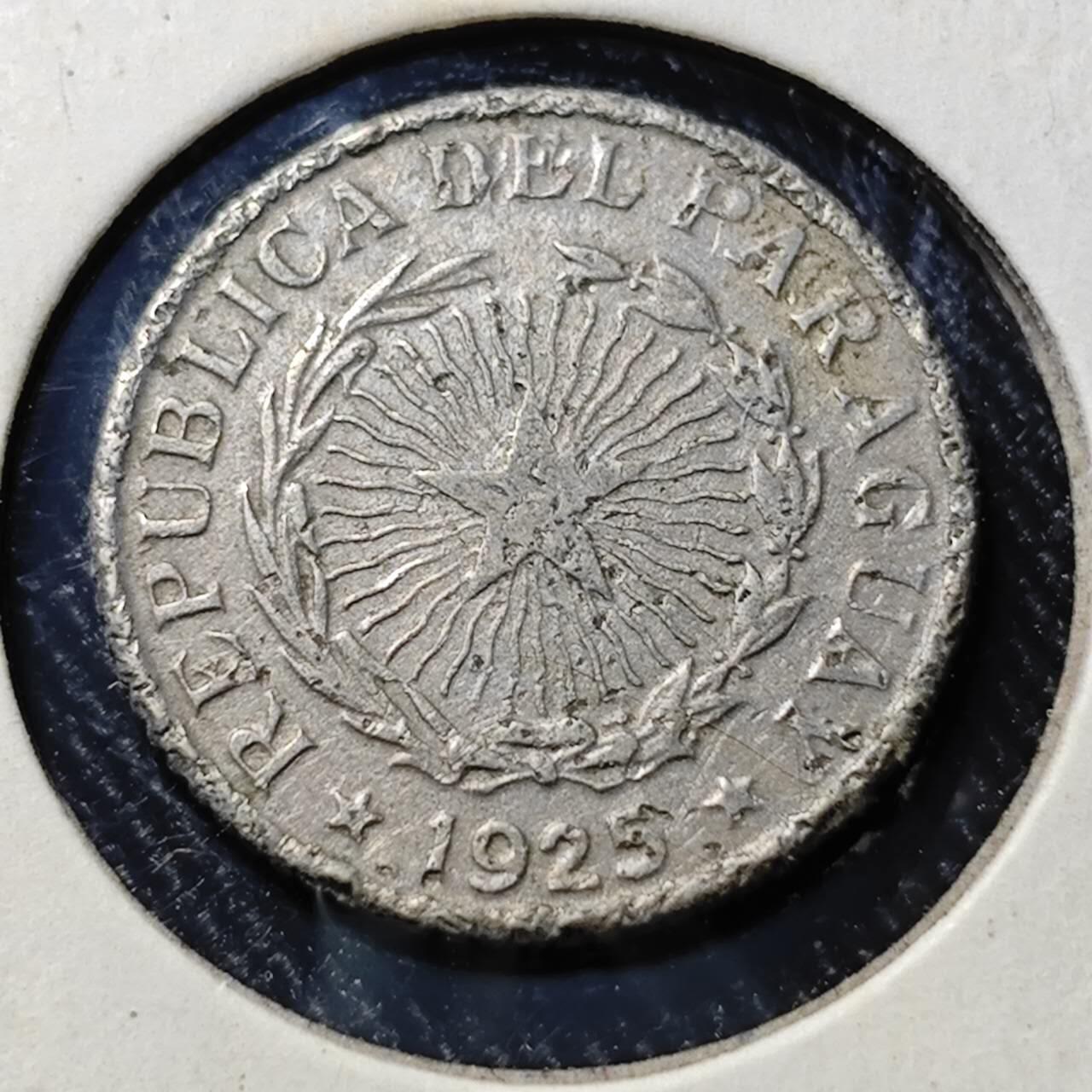 KK钱币收藏小铺  第398期 百期特拍（四拍之二） 2月预留时间 周末发货  1925巴拉圭50分