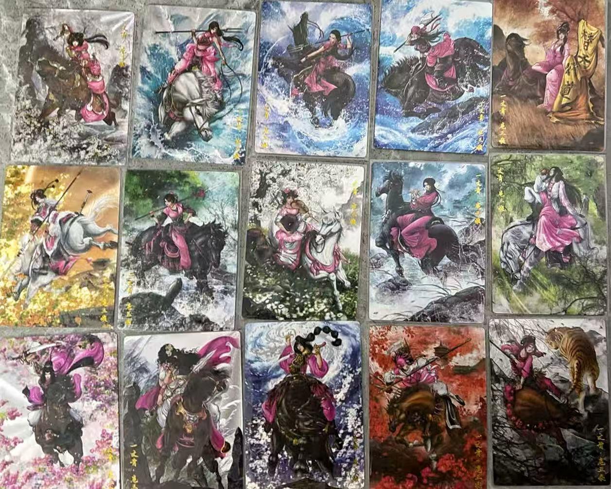 NO.23 好又多金牌大场，年前倒数第2期！每周一站式配齐，方便凑单！（周6晚8点截拍，卖家送拍0抽成！） 【套卡】卡德曼 谷粒 扈三娘 盲包C版面一套53张 粗闪