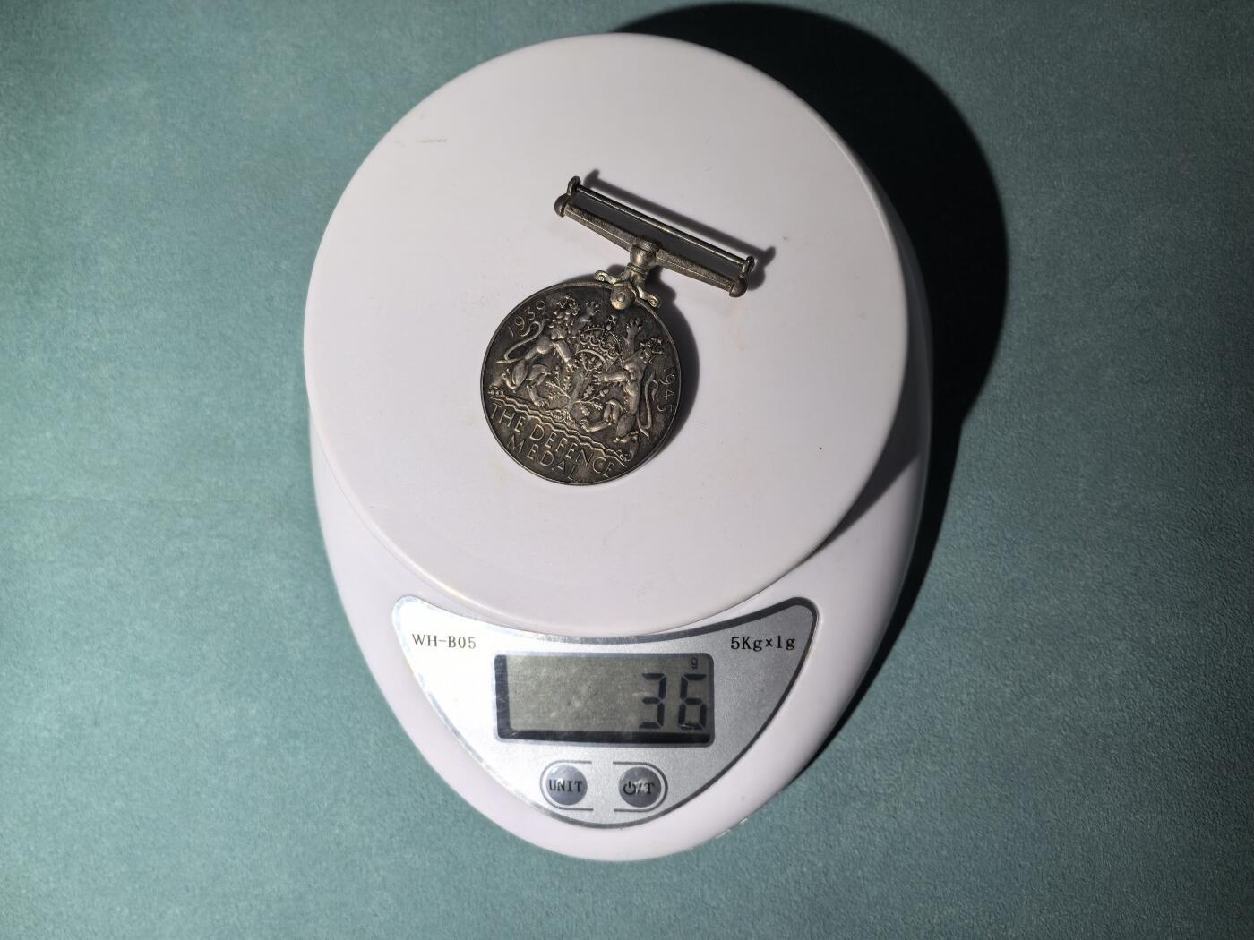 盛世勋华——号角文化勋章邮票专场拍卖第303期 英国二战本土防御奖章 极少见银质 重36克 银价900+