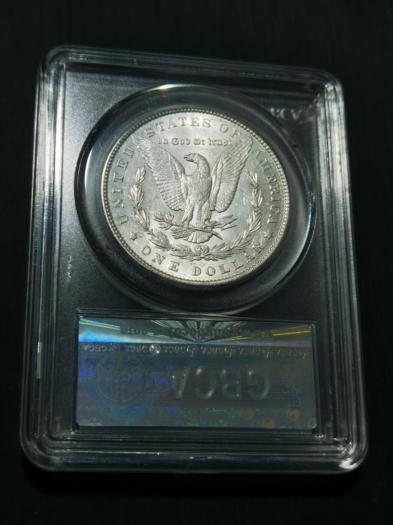 天下钱庄专场欢迎参拍 公博评级MS62 1900美国摩根一美元银币