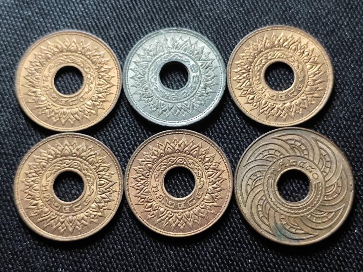 KK钱币收藏小铺  第398期 百期特拍（四拍之二） 2月预留时间 周末发货  泰国萨当铜币锌币一组25枚 都是好品！