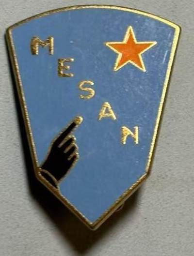 盛世勋华——号角文化勋章邮票专场拍卖第303期 - 中非共和国黑人非洲社会发展运动政党徽章（党主席是博卡萨）