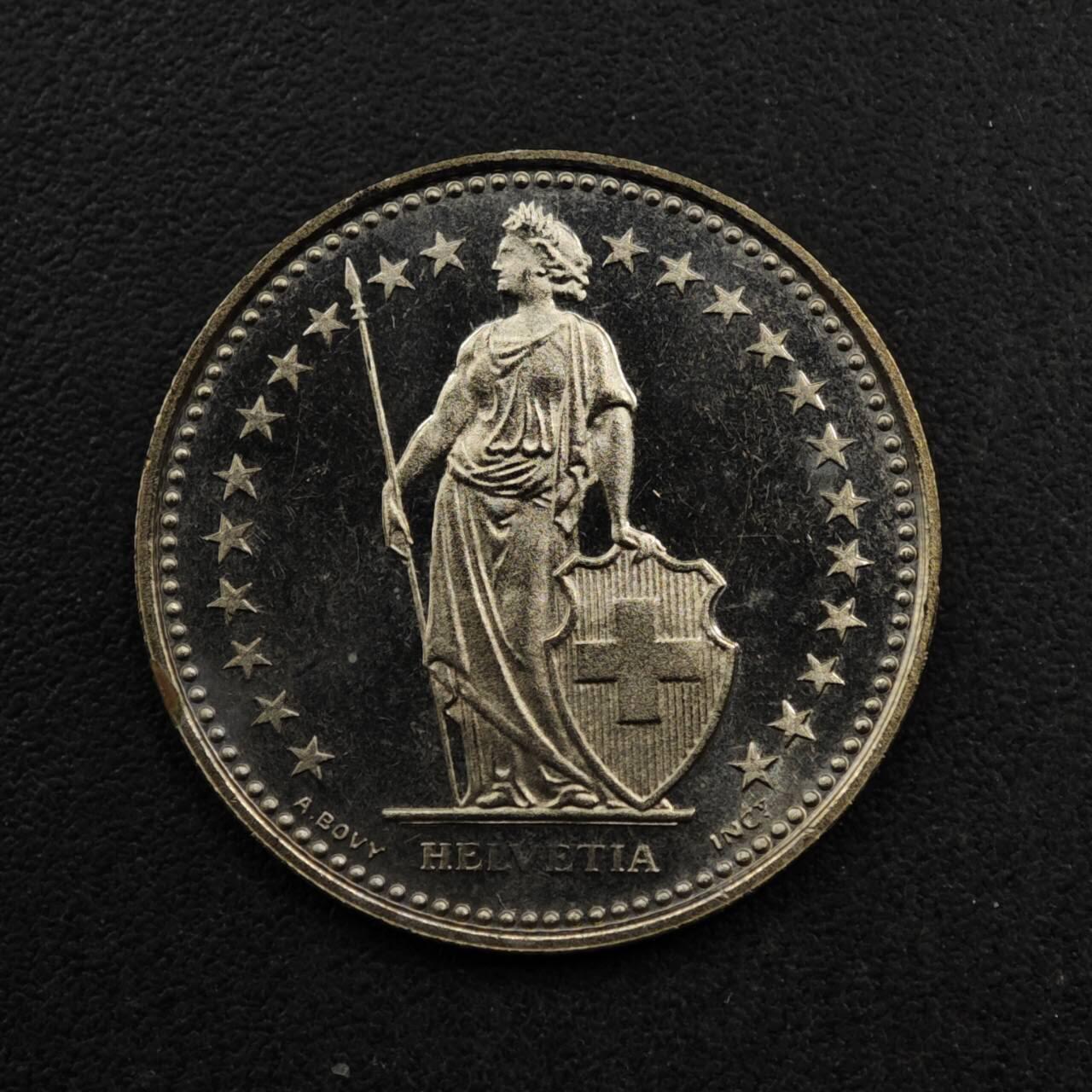 【淘币小摊】限时拍第八百五十八拍  散币场  满百包邮可预留两周  周一统一发货  瑞士1984年1/2法郎镍币