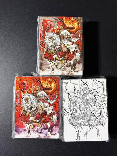 NO.23 好又多金牌大场，年前倒数第2期！每周一站式配齐，方便凑单！（周6晚8点截拍，卖家送拍0抽成！） - 【套卡】卡德曼 张建东水浒第二弹 精雕原色+墨色+线稿（51*3=153张)