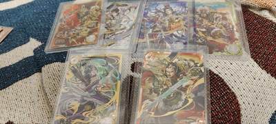 秋原瞳的小店第三十五期（年终大促2/3.进货入册的千万别错过，年味越来越浓了，无限接近快乐的时候那是最快乐的） - 卡游三国豪杰一套6张7弹齐，拆卡入套