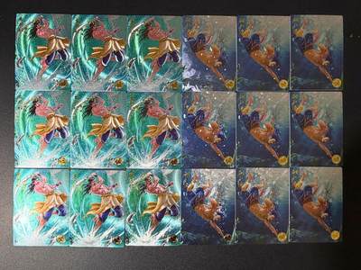 NO.23 好又多金牌大场，年前倒数第2期！每周一站式配齐，方便凑单！（周6晚8点截拍，卖家送拍0抽成！） - 道义水浒 CP人物童威童猛兄弟 九宫一套 共18张流沙粗闪卡