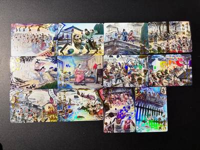 NO.23 好又多金牌大场，年前倒数第2期！每周一站式配齐，方便凑单！（周6晚8点截拍，卖家送拍0抽成！） - 【套卡】山河潮玩 水浒故事卡 侠哥 精扣彩闪12张