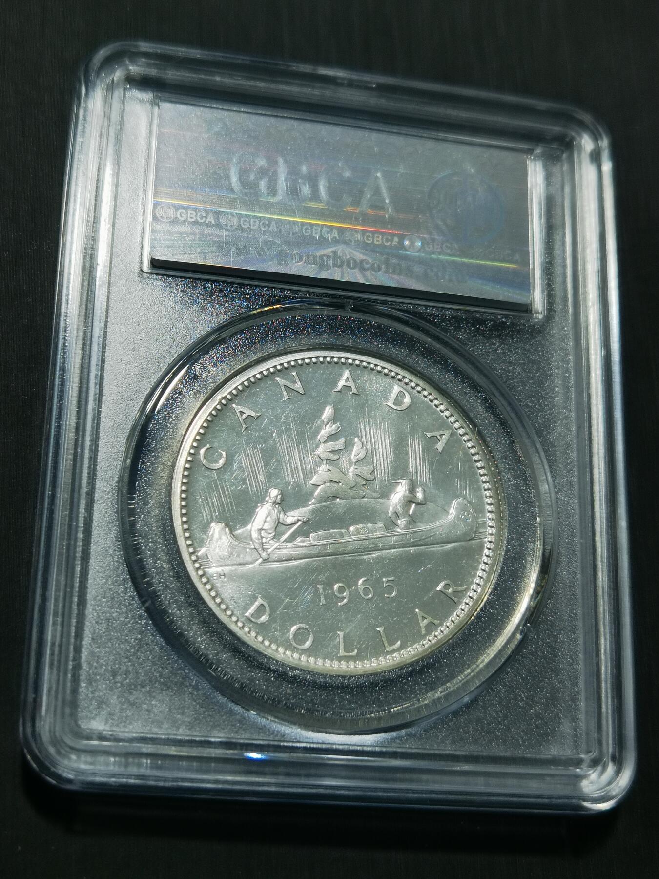 天下钱庄专场欢迎参拍 加拿大1加元银币