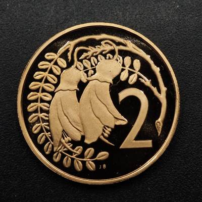 【淘币小摊】限时拍第八百五十八拍  散币场  满百包邮可预留两周  周一统一发货  - 新西兰1981年2分精制铜币