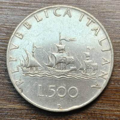 【春节前最后一拍，下一场3.3号】★第139加场★银币专场 不寄存，200包邮。不满200元，支付5元运费。《接受代拍 代送NGC评级》 - 52【无寄存】意大利 1958年 500里拉
