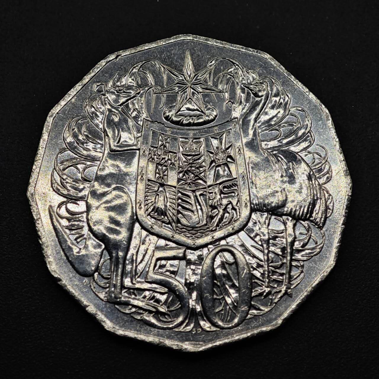 【淘币小摊】限时拍第八百五十八拍  散币场  满百包邮可预留两周  周一统一发货  澳大利亚2025年查尔斯三世50分镍币