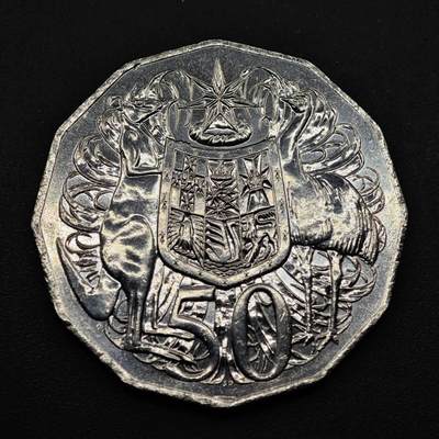 【淘币小摊】限时拍第八百五十八拍  散币场  满百包邮可预留两周  周一统一发货  - 澳大利亚2025年查尔斯三世50分镍币