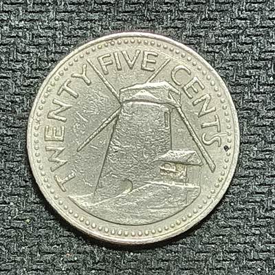 逸泉钱币2026B世界钱币纪念币纸币第八组B831-1230 - 1050巴巴多斯25分