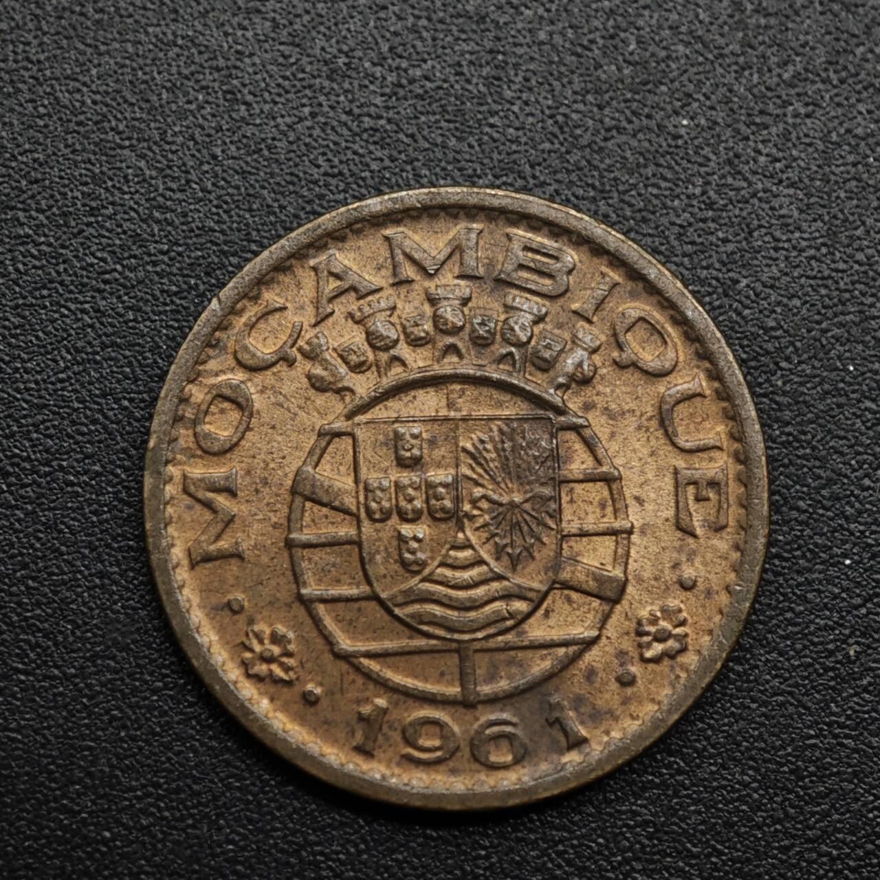 【淘币小摊】限时拍第八百六十拍  老铜币场  满百包邮可预留两周  周一统一发货  莫桑比克1961年20分铜币