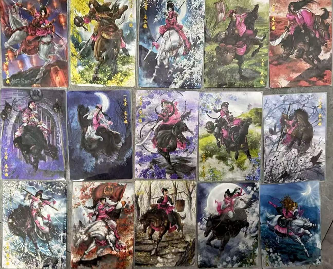 NO.23 好又多金牌大场，年前倒数第2期！每周一站式配齐，方便凑单！（周6晚8点截拍，卖家送拍0抽成！） 【套卡】卡德曼 谷粒 扈三娘 盲包C版面一套53张 粗闪