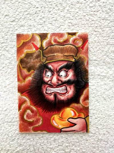 天玑星卡拍第167期《2.2周一截拍》持续收拍收评中 满赠卡需备注 - 【手绘卡】居子 钟馗 手绘卡