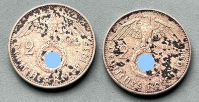 盛世勋华——号角文化勋章邮票专场拍卖第303期 - 德国（1939）1937年2马克银币一组2枚，总重接近16克，银价250+