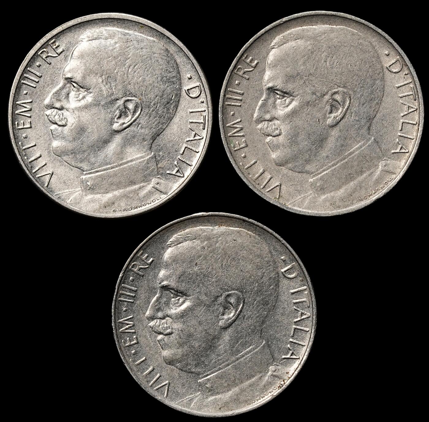 修遠堂世界钱币第103期 意大利50分一组