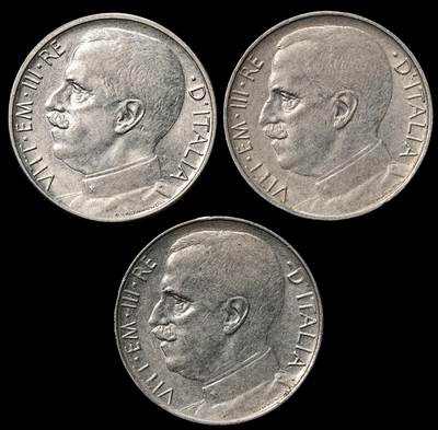 修遠堂世界钱币第103期 - 意大利50分一组