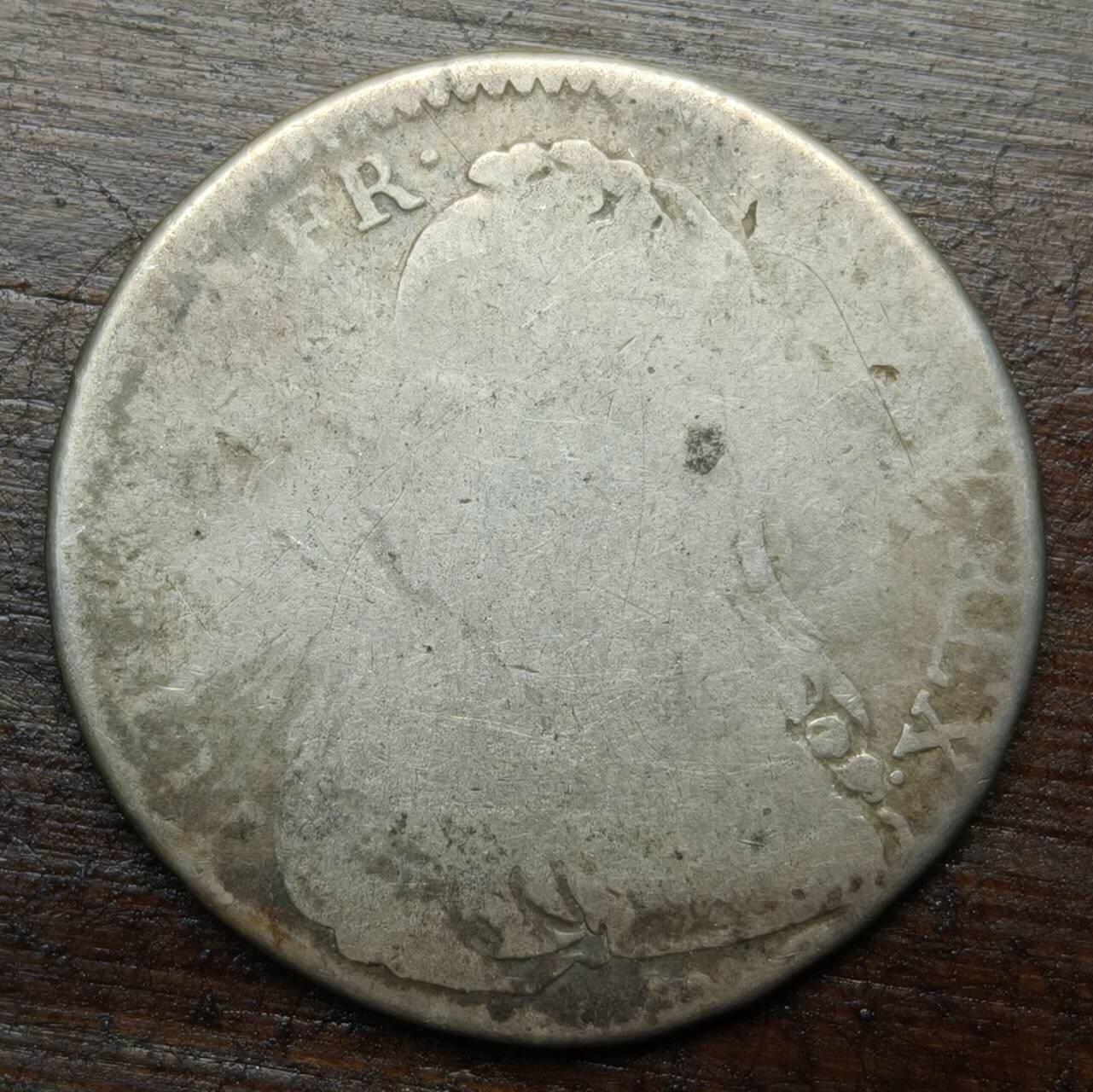 【春节前最后一拍，下一场3.3号】★第139加场★银币专场 不寄存，200包邮。不满200元，支付5元运费。《接受代拍 代送NGC评级》 130【无寄存】法国银币 重13.8g 直径约32.6mm