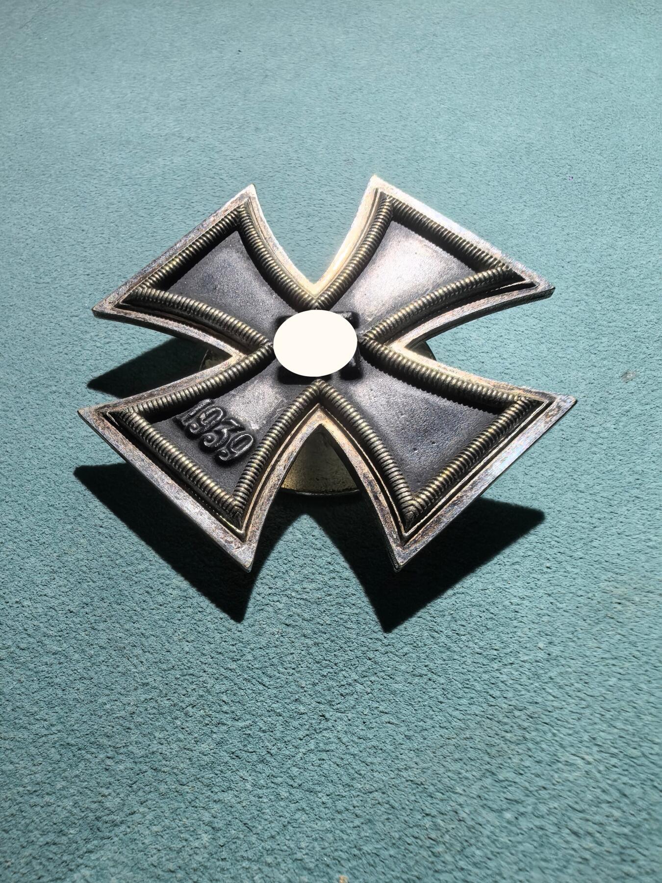 盛世勋华——号角文化勋章邮票专场拍卖第303期 德国（1939）一级铁十字勋章 圆盘版 带少见L59厂标（Alois Rettenmaier）