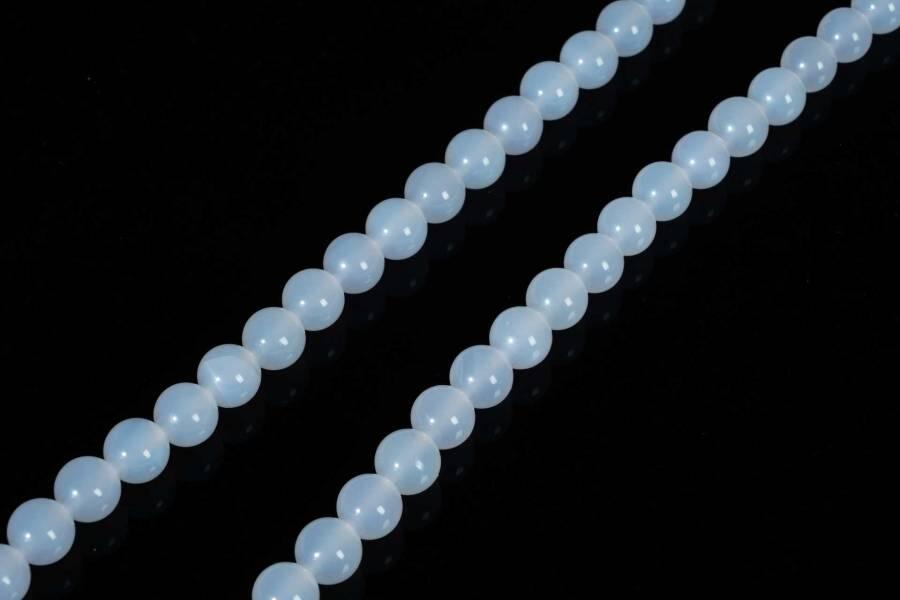 上海都达杂项专场十八（全场包邮） 天然淡粉玛瑙项链 附鉴定证书