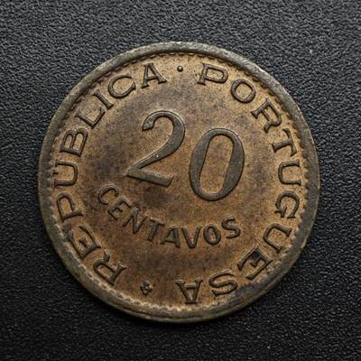 【淘币小摊】限时拍第八百六十拍  老铜币场  满百包邮可预留两周  周一统一发货  - 葡属安哥拉1948年20分铜币