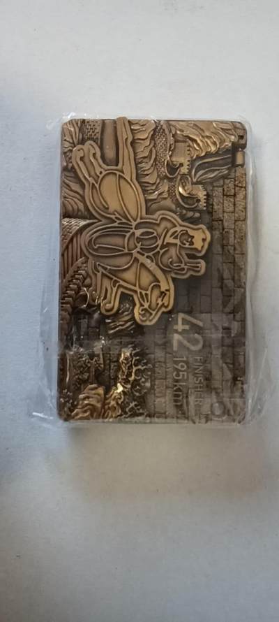 嘉峪关马拉松完赛奖牌 - 嘉峪关马拉松完赛奖牌