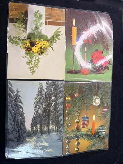 （店主清仓 大量自藏 制服徽章盛宴）罗岚⭐爱藏⭐甄选专拍第五场-分享拍场赚佣（实体经营） - 民主德国圣诞贺卡一套  翻译看简介