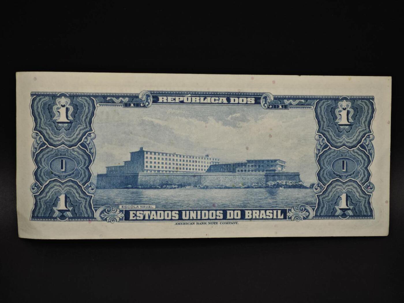 【淘币小摊】实时拍第八百五十九拍   无佣金福利纸币场   满百包邮可预留二周 每周一统一发货   巴西1克鲁塞罗纸币【有折】