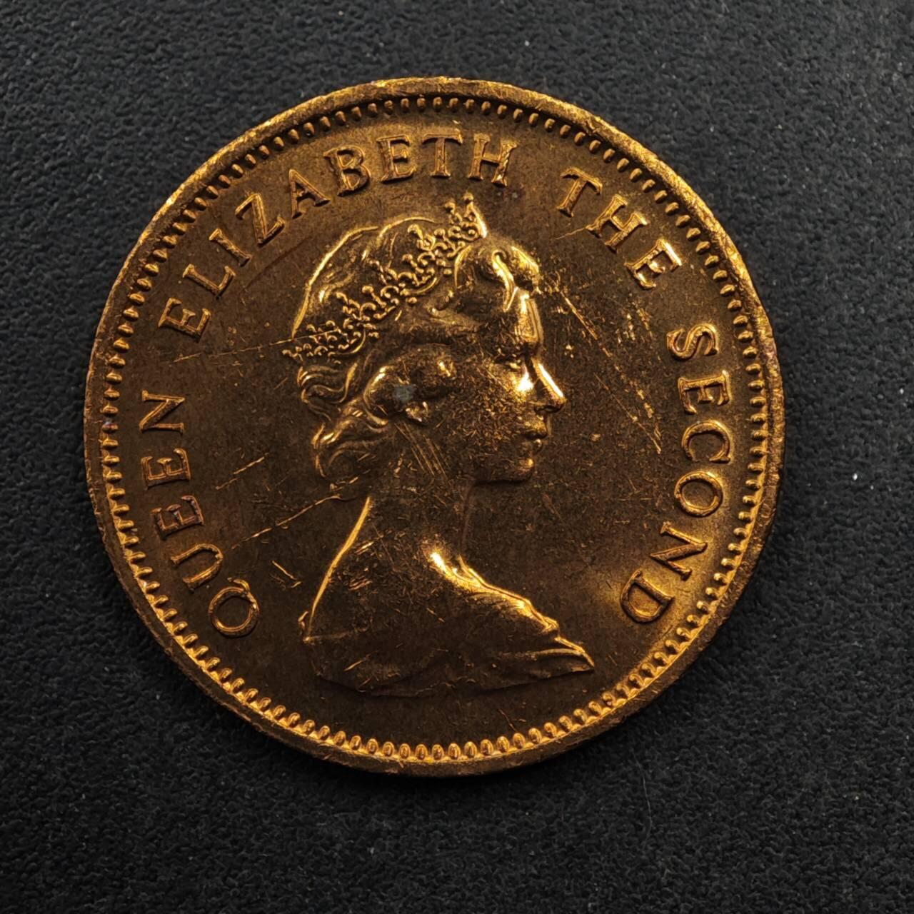 【淘币小摊】限时拍第八百五十八拍  散币场  满百包邮可预留两周  周一统一发货  图瓦卢1985年魔鬼鱼2分铜币