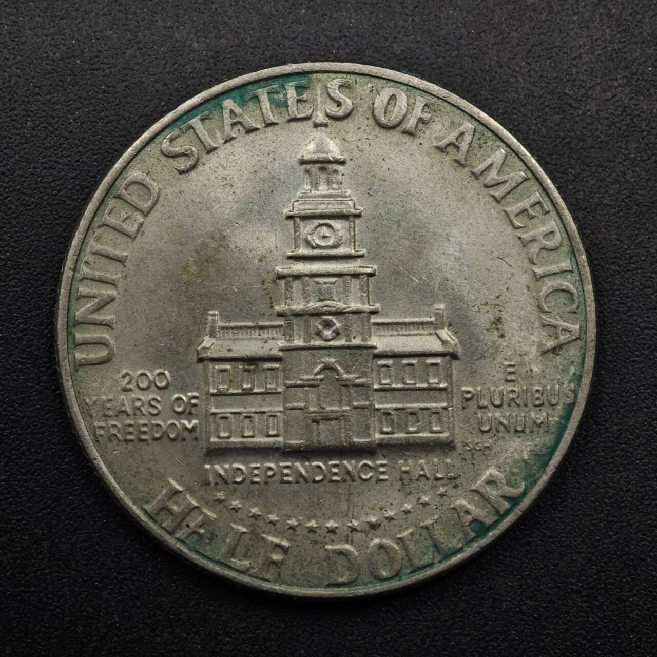 【淘币小摊】限时拍第八百五十八拍  散币场  满百包邮可预留两周  周一统一发货  美国1976年建国200周年半美元